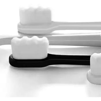 1PCS Atnaujintas Extra Soft Tothbrush Anti-alerginių Nešiojamų Kelionių Dantų Šepetėliu Su būda Dantų Minkštas Pluošto Nano Burnos Priežiūros Šepetėliai