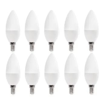 1Pcs/Daug LED E14 Lemputės, LED Lempa, Žvakė Mažo Anglies dioksido kiekio technologijų gyvenimą SMD2835 e14 led kintamoji srovė 220-240V Šiltas/Balta Energijos Taupymo Nemokamas pristatymas zk40