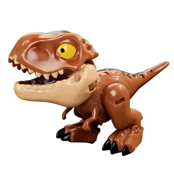 1Pcs Deformacijos Mecha Dinozaurų Žaislas Tyrannosaurus Carnotaurus Raptor Vaikų Švietimo konstruktyvaus Veiksmų
