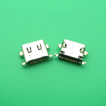 1pcs Micro USB Jungtis Female lizdas Gionee S7 GN9006 S3 GN-9006 C Tipo Įkrovimo lizdas Uodegą Įkiškite
