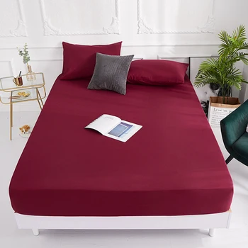 1pcs poliesteris kietas lovų čiužinių komplektas su keturių kampų ir elastinės juostos paklode karšto pardavimo(pagalves reikia tvarka)