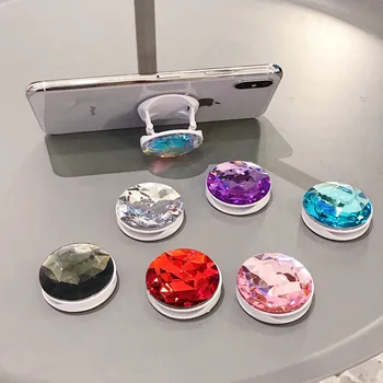 1pcs spalvinga 3D perlas populiarus turas mobiliojo telefono lankstymo ruožas laikiklis Telefono Turėtojas atveju piršto turėtojas mobiliojo telefono stovas