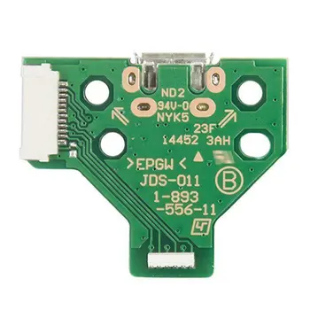 1PCS USB Įkrovimo lizdas kištukinis Lizdas Valdybos JDS-011 SONY PS4 Valdytojas + 12 Pin Kabelis S Mini Valdybos Aukštos kokybės BSIDE