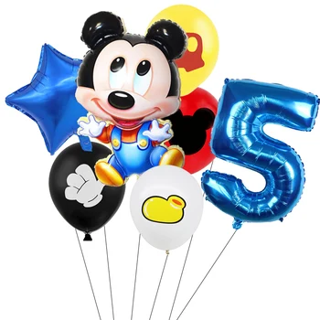 1Set Disney Pelės Gimtadienio Dekoracijas, Mickey Mouse 32inch Skaičius Balionas Baby Shower Prekių Vaikams, Žaislų Dovanos