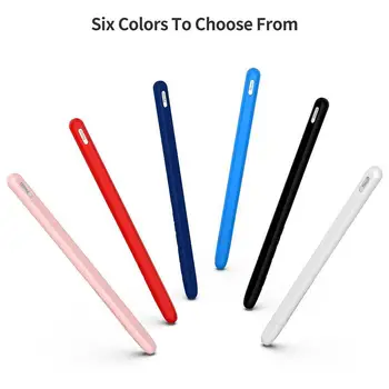 1Soft Silikono Atvejais Pieštuku, 2 Kartos Rašiklio Galiukas Pieštukų Dėklas iPad Laikiklio Dangtelį Stylus Bžūp Atveju 2 L0D8
