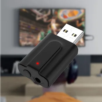2 1 5.0 Siųstuvas, Imtuvas 3.5 mm AUX HIFI Stereo Audio USB Mini Belaidžio ryšio Adapteris, skirtas Garsiakalbiai Automobilio KOMPIUTERIO 
