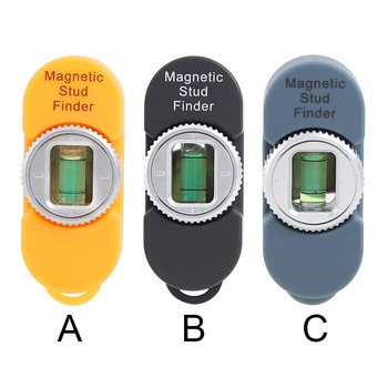 2 1 Magnetinis Stud Ieškiklis su gulsčiuku Balancer Mini Metalo Stud Vadovas Daugiafunkcinis Smeigės Sienos Detektorius