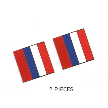 2-10 Vnt Automobilių 3D Lipdukas prancūzijos vėliava, Herbas Automobilio Lipdukas, Decal, Grotelės Bamperio Langą Kūno Auto Stilius