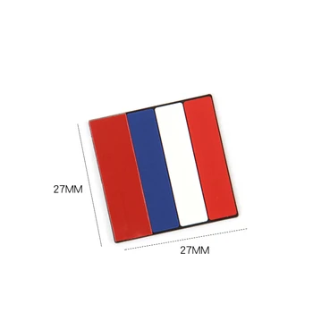 2-10 Vnt Automobilių 3D Lipdukas prancūzijos vėliava, Herbas Automobilio Lipdukas, Decal, Grotelės Bamperio Langą Kūno Auto Stilius