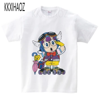 2-13yeas Vaikų Anime Arale Dizaino Juokingi Marškinėliai Vaikams, Kūdikių Cute Drabužiai Berniukams, Mergaitėms, Vasaros Atsitiktinis Viršūnes Princesė T-shirt NN