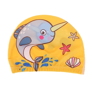 2-5Years Berniukų ir Mergaičių Plaukimo Kepurės Vaikams, Paplūdimio Plaukti Skrybėlės Animacinių filmų Plaukimo Kepurės