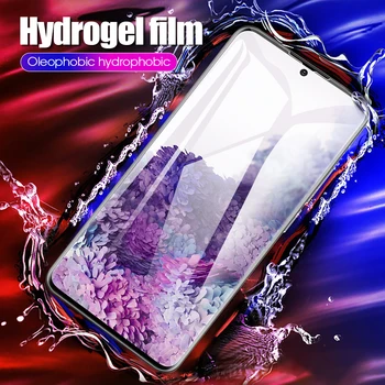 2 in 1 Plėvelės Samsung Galaxy S10 S20 Plus Ultra Hidrogelio Filmas 