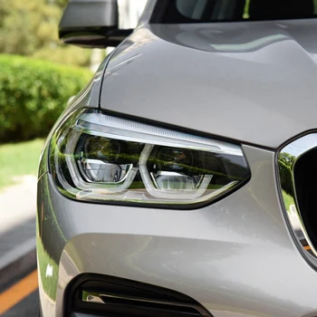2 Vnt BMW X3 G01 2018 2019 2020 Automobilių Žibintų Padengti skaidraus Lęšio galvos šviesos lempos, lempų gaubtų su Lukštais (Kairėje ir Dešinėje Pusėje)