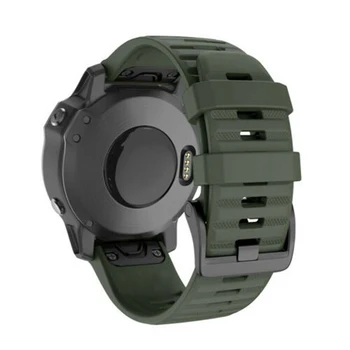 20 22 26mm Smart Watch Band Sporto Silikonas, Quick Release Pakeitimo Dirželis Garmin Fenix 6 6S 6X Pro 5 5X 5S 3 3 HR Apyrankė