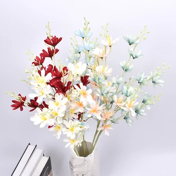20 Gėlių Galvos Magnolija Gėlės, Dirbtiniai Augalai, Gėlių Filialas Vestuves Apdailos Netikrą Gėlės Namuose Dirbtinis Dekoras