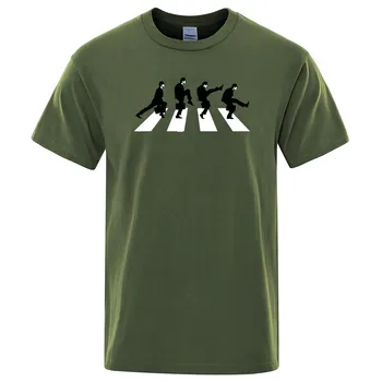 2019 m. Vasarą Medvilnės Vyrų T-Shirt 