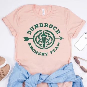 2020 Dunbroch Šaudymas iš lanko Komanda T-Shirt Drąsus Filmas Įkvėpė Merida Marškinėliai Juokinga Atostogų Tee Cute Girl Harajuku marškinėlius Camisas Mujer