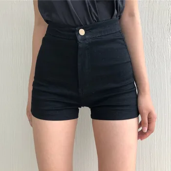 2020 m. pavasarį, vasarą, rudenį naujų moterų mados atsitiktinis mielas sexy šortai viršutiniai drabužiai moteris moteris OLIS black jeans Fq67