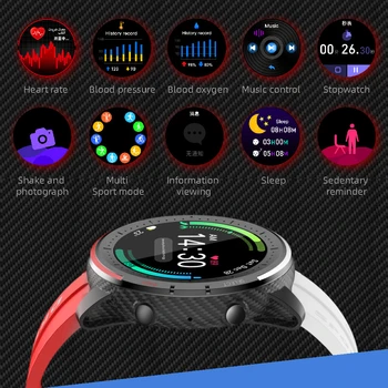 2020 Mados LV69 Dailing Smart laikrodis Su Širdies ritmo Miego Tracker Pranešimą Priminimas Smart Apyrankę, Sporto