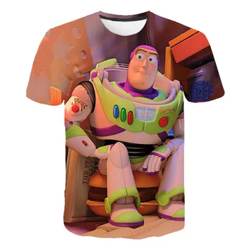 2020 metų vasaros mados 3D animaciją, drabužiai vaikams, pasakos, t-marškinėliai juokinga trumpas rankovės marškinėliai metų amžiaus berniukai ir mergaitės 3-15