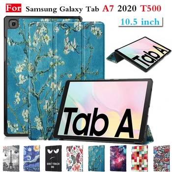 2020 naujas Gligle ultra plonas Magnetas Case cover for Samsung Galaxy Tab A7 T500 10.5 colių Tablet shell +touch pen