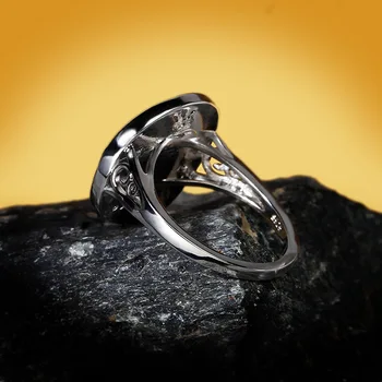 2020 Naujas Rankų darbo Emalio Gėlių Kubinis Cirkonis žiedas 925 sidabro Mados Emalio gėlės Žiedą, moterims, dovana, papuošalai