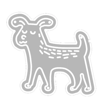 2020 Naujų Gyvūnų Šunų Siuvimo Siūlus Įspaudas Metalo Pjovimo Štampai, Skirti 
