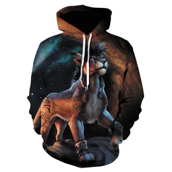 2021 3D spausdinimo stiprus arklys gyvūnų hoodie vyrų pavasarį ir rudenį hoodie gerai atrodo asmenybės hip-hop street megztinis