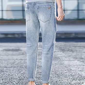 2021 Angela vyrų kelnės skinny džinsai