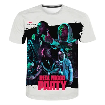 2021 Atlikėjas Lil Durk 3D Atspausdintas T-shirt Vyrų/Moterų Sporto Atsitiktinis O-Kaklo Streetwear Marškinėlius Harajuku Mados Hip-Hop Viršų
