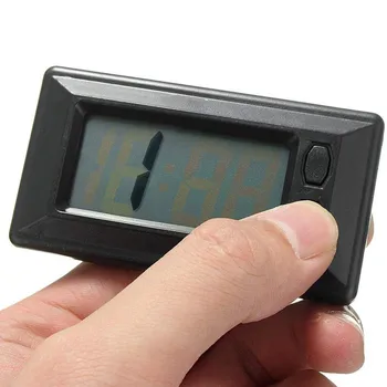 2021 Aukštos kokybės Ultra-Plonas LCD Skaitmeninis Ekranas prietaisų Skydelyje Laikrodis su Kalendoriumi 75x40x10mm Automobilio Prietaisų skydelis Laikrodis Dropship #10443