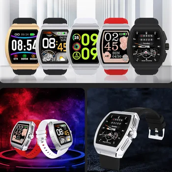 2021 C1 Smart Watch Vyrams 24 Valandas Širdies ritmo Monitorius IP68 Vandeniui Smartwatch 