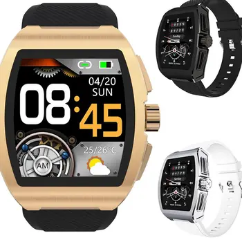2021 C1 Smart Watch Vyrams 24 Valandas Širdies ritmo Monitorius IP68 Vandeniui Smartwatch 