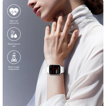 2021 Dial Skambinkite IWO Smart Watch Vyrų 1.75 Colių Sporto Smartwatch Moterų Širdies ritmo Monitorius Laikrodžiai 
