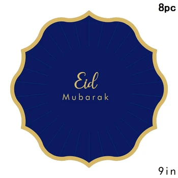 2021 Eid Šalis Mėlyna Dekoro Mubarakas Ramadanas Kareem Reklama Musulmonų Islamo Festivalį Šalies Eid AL Adha Girliandą Eid Šaliai Dekoro