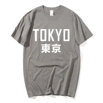 2021 Harajuku Japonijos Tokijo Juokingas Laiškas Spausdinti vyriški T-shirt Mados Grobis Hip-hop Viršūnes Trumpas rankovės Streetwear T Marškinėliai Vyrams