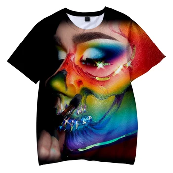2021 James Charles T Marškinėliai Vyrams Spalvotų Skaitmeninės Mados T-shirt James Charles 3D Print T-shirts Vasaros Suaugusiųjų/Vaikų Berniukų Mergaičių