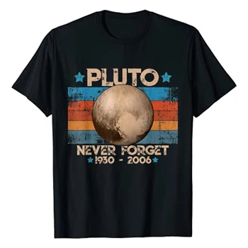 2021 m. Vasarą, vyriški T-shirt, Derliaus Niekada Nepamirškite, Plutonas Nerdy Astronomija, Erdvė Mokslo Aukštos Kokybės Medvilnės Negabaritinių Trumpas Rankovės