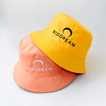 2021 Mados Vasaros Moterų Kibiro Kepurę Moterims dvipusės Panama Beach Sun Skrybėlės Grįžtamasis Bob Logo Cap Žvejys Skrybėlę ZZ-553