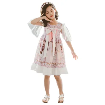 2021 Mergaičių Vasarą Vienas Gabalas Dropshipping Princesė Dress Suknelė Korėjos Stiliaus Suknelė Mažai Mergaitei