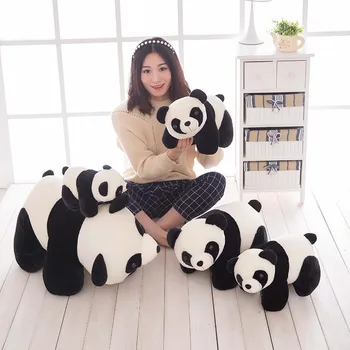 2021 Mielas Kūdikis Didelis Milžinas Panda Bear Pliušinis Iškamša Lėlės, Gyvūnai Žaislas Pagalvę Animacinių Filmų Kawaii Lėlės Merginos Meilužis Dovanos