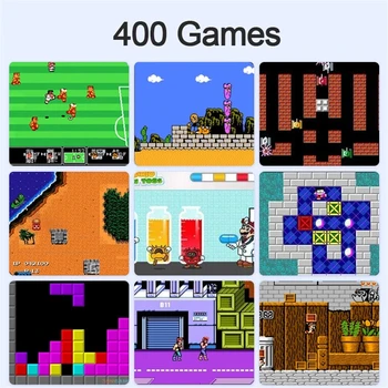 2021 Mini Vaizdo Žaidimų Konsolę įmontuotas 400 Classic Nostalgiškas Žaidimas Berniukas Retro 8 Bitų Pocket Kišeninių Žaidimų Žaidėjas Su Gamepad