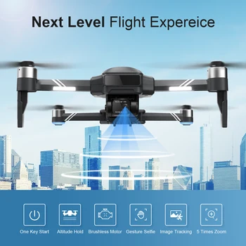 2021 NAUJAS Šventas Akmuo HS600 GPS Drone su 4K vaizdo Kamera 2-Asix, Gimbal, EIS ir 3KM FPV Tranai Suaugusiems Brushless Variklio Auto Grįžti