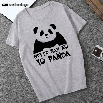 2021 Nauji Marškinėliai Panda Print Vyrų Marškinėliai Vasaros Tshirts Moterų Mados Atsitiktinis Trumpomis Rankovėmis Plius Dydis Tee Viršuje Mielas Panda Tee Marškinėliai