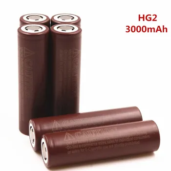 2021 Originalus HG2 18650 3000mAh baterijos 18650 baterija HG2 3.6 V, skirta hg2 Galios daugkartinio Įkrovimo baterija baterija