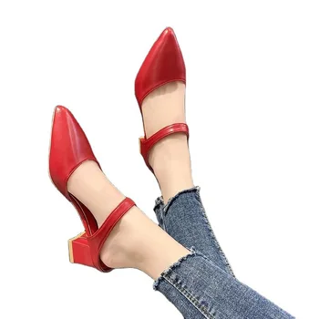 2021 Prabanga Moterų Šlepetės Dizainerio Batai, Odinės Šlepetės Butas Sandalai vasarą naujas stilius sandalai fifo wome calzado mujer