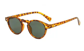 2021 Retro Apvalūs akiniai Akiniai nuo saulės Moterims Prekės ženklo Dizaineris Saulės Akiniai Moterims Veidrodis Akiniai nuo saulės Ray Moterų Oculos De Sol