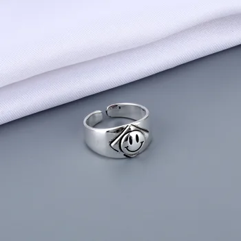 2021 Tendencija Retro Stiliaus Veiduką Plotis Žiedo Atidarymo Žiedas Vyrų Ponios Šalies Reguliuojamas Papuošalai, Aksesuarai, Didmeninė Nemokamas pristatymas