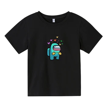 2021 vaikų marškinėliai įdomus atsitiktinis viršūnes vaikams 4-14 metų vasaros marškinėliai trumpomis rankovėmis