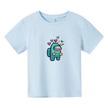 2021 vaikų marškinėliai įdomus atsitiktinis viršūnes vaikams 4-14 metų vasaros marškinėliai trumpomis rankovėmis